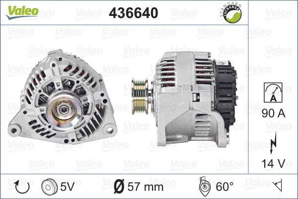 Valeo 436640 - Alternatore autozon.pro