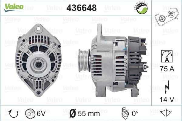 Valeo 436648 - Alternatore autozon.pro