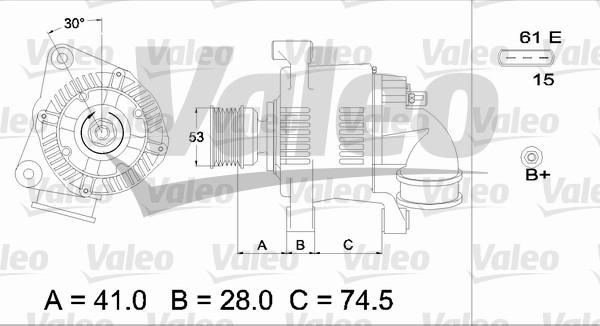 Valeo 436655 - Alternatore autozon.pro