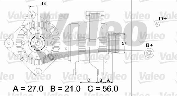 Valeo 436653 - Alternatore autozon.pro