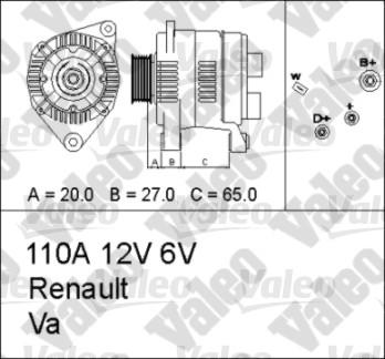 Valeo 436662 - Alternatore autozon.pro