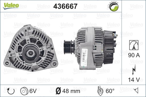 Valeo 436667 - Alternatore autozon.pro