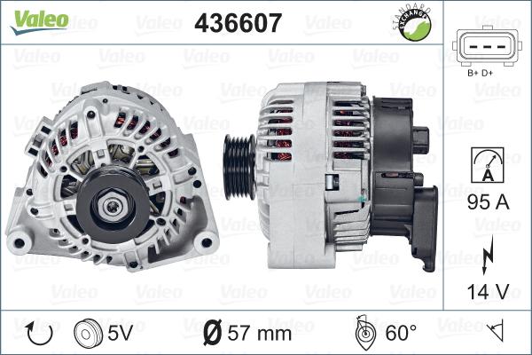 Valeo 436607 - Alternatore autozon.pro