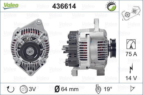 Valeo 436614 - Alternatore autozon.pro