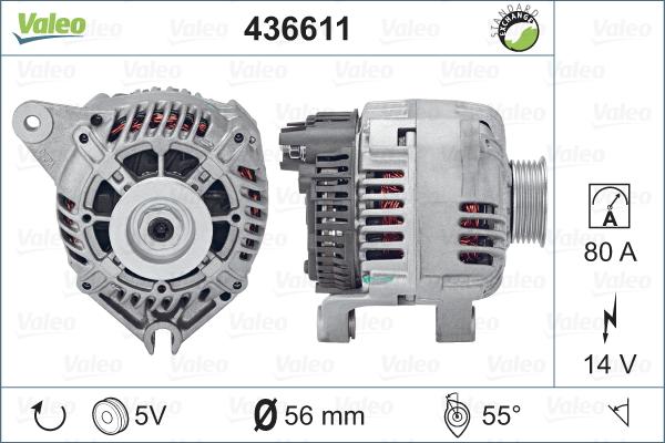 Valeo 436611 - Alternatore autozon.pro