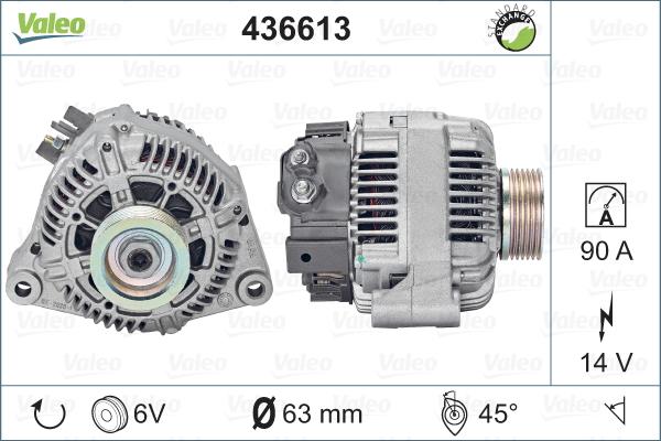 Valeo 436613 - Alternatore autozon.pro