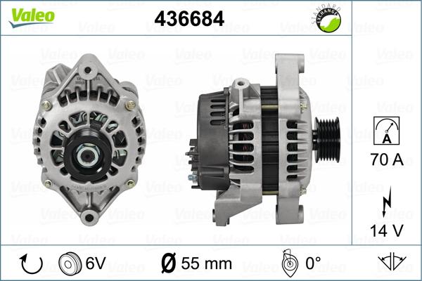 Valeo 436684 - Alternatore autozon.pro