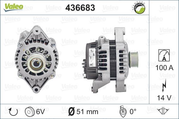 Valeo 436683 - Alternatore autozon.pro