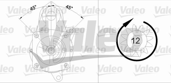 Valeo 436095 - Motorino d'avviamento autozon.pro