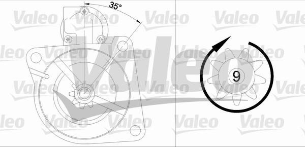 Valeo 436044 - Motorino d'avviamento autozon.pro