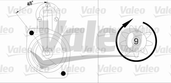 Valeo 436046 - Motorino d'avviamento autozon.pro