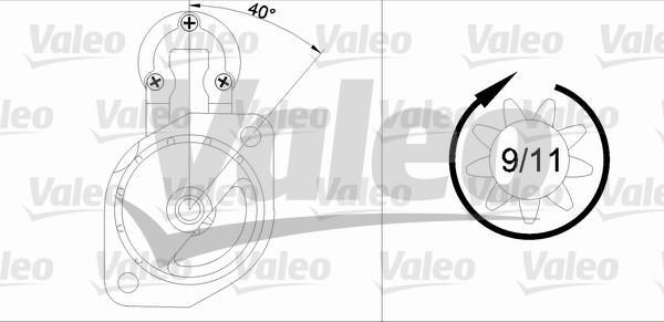 Valeo 436041 - Motorino d'avviamento autozon.pro