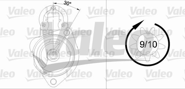 Valeo 436048 - Motorino d'avviamento autozon.pro