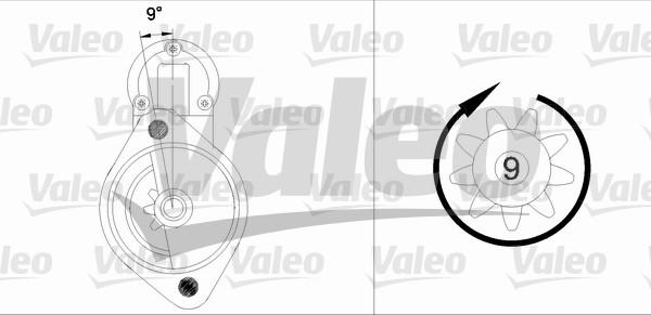 Valeo 436042 - Motorino d'avviamento autozon.pro