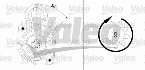 Valeo 436047 - Motorino d'avviamento autozon.pro