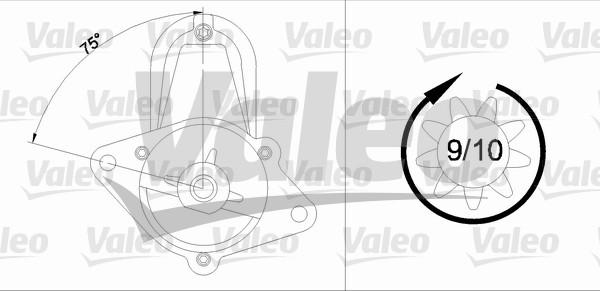 Valeo 436056 - Motorino d'avviamento autozon.pro