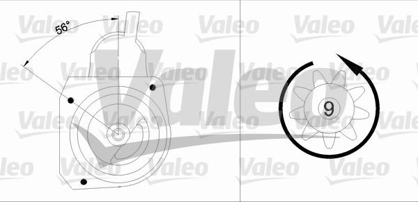 Valeo 436057 - Motorino d'avviamento autozon.pro