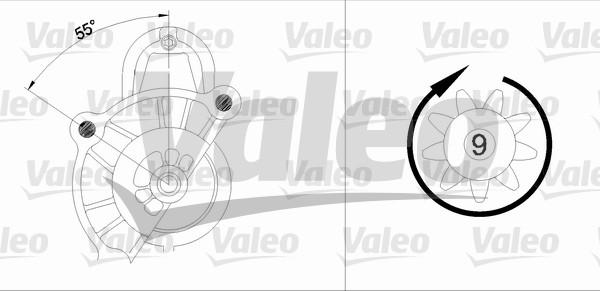 Valeo 436065 - Motorino d'avviamento autozon.pro