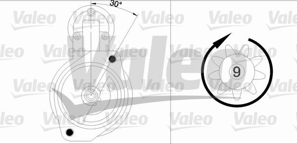 Valeo 436004 - Motorino d'avviamento autozon.pro