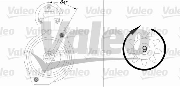 Valeo 436005 - Motorino d'avviamento autozon.pro