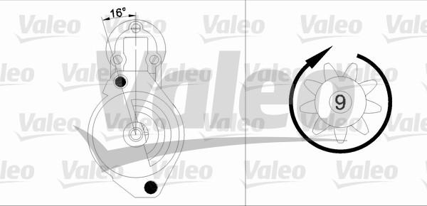 Valeo 436006 - Motorino d'avviamento autozon.pro