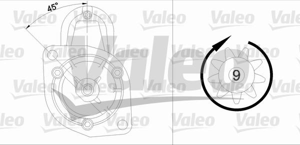 Valeo 436001 - Motorino d'avviamento autozon.pro