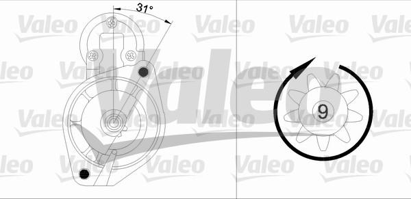 Valeo 436003 - Motorino d'avviamento autozon.pro