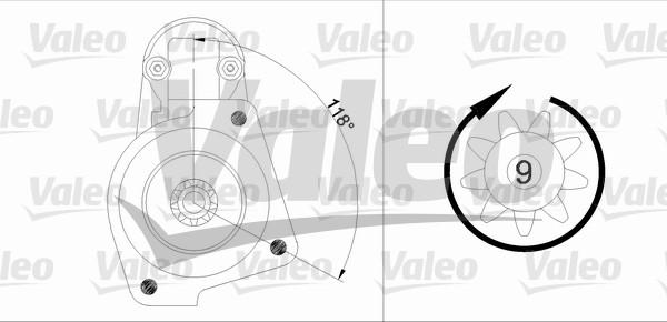 Valeo 436016 - Motorino d'avviamento autozon.pro