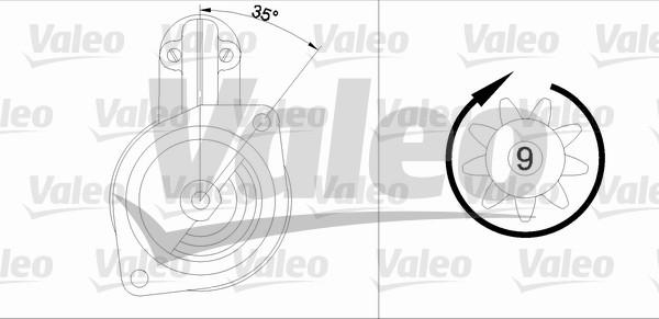 Valeo 436010 - Motorino d'avviamento autozon.pro