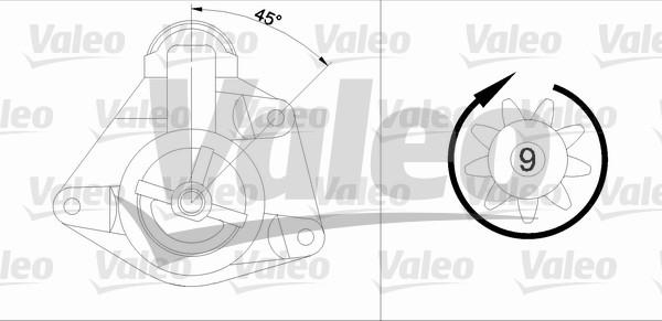 Valeo 436089 - Motorino d'avviamento autozon.pro