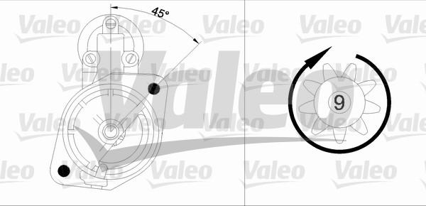 Valeo 436085 - Motorino d'avviamento autozon.pro