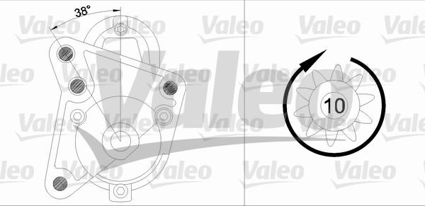 Valeo 436081 - Motorino d'avviamento autozon.pro