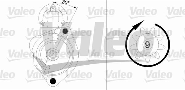 Valeo 436030 - Motorino d'avviamento autozon.pro