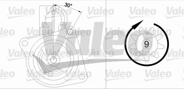 Valeo 436037 - Motorino d'avviamento autozon.pro