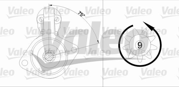 Valeo 436024 - Motorino d'avviamento autozon.pro