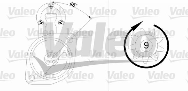 Valeo 436025 - Motorino d'avviamento autozon.pro