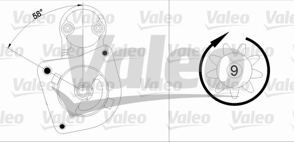 Valeo 436026 - Motorino d'avviamento autozon.pro