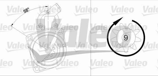 Valeo 436028 - Motorino d'avviamento autozon.pro