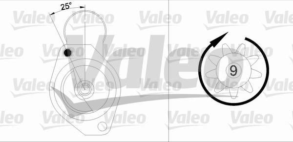 Valeo 436023 - Motorino d'avviamento autozon.pro