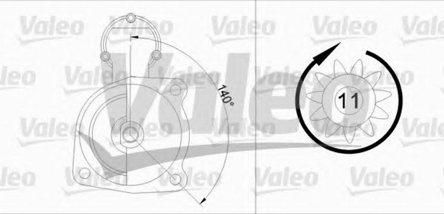 Valeo 436075 - Motorino d'avviamento autozon.pro