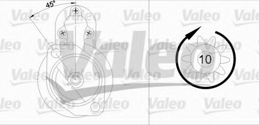 Valeo 436070 - Motorino d'avviamento autozon.pro