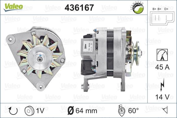 Valeo 436167 - Alternatore autozon.pro