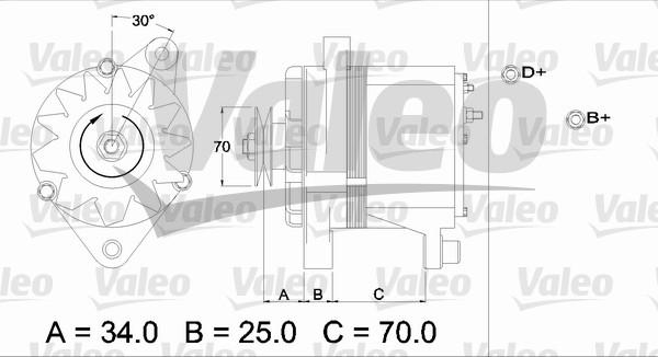 Valeo 436117 - Alternatore autozon.pro