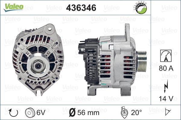 Valeo 436346 - Alternatore autozon.pro