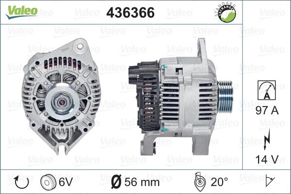 Valeo 436366 - Alternatore autozon.pro