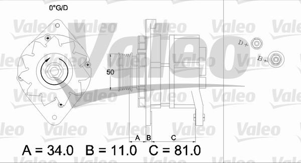 Valeo 436301 - Alternatore autozon.pro