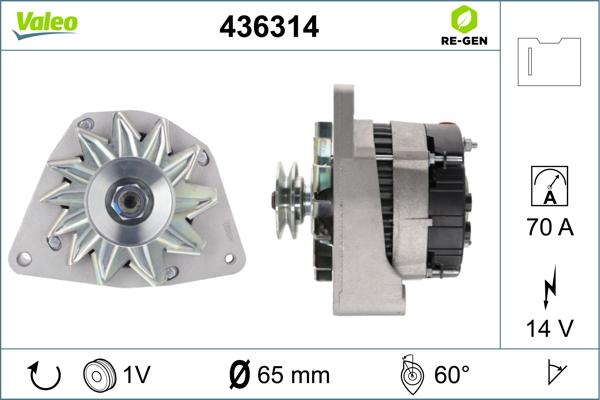 Valeo 436314 - Alternatore autozon.pro