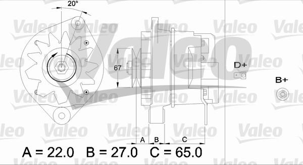 Valeo 436316 - Alternatore autozon.pro