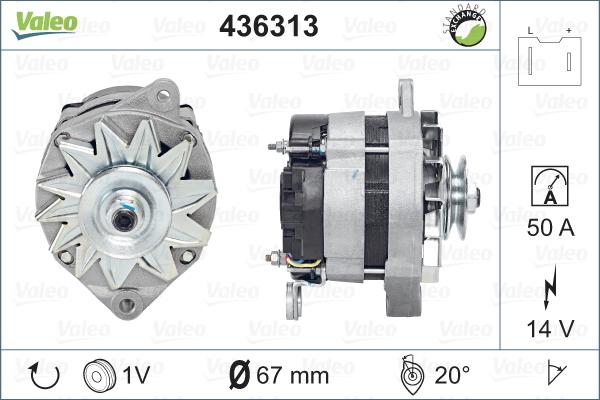 Valeo 436313 - Alternatore autozon.pro