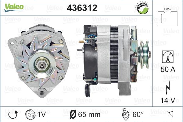 Valeo 436312 - Alternatore autozon.pro